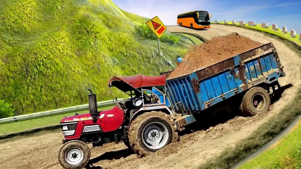 Offroad Cargo Tractor Trolley Simulator