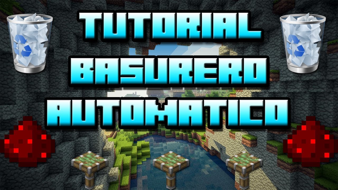 TRUCO EN MINECRAFT [BASURERO AUTOMÁTICO] XBOX ONE/ XBOX 360/ PS4/ PS3 ...