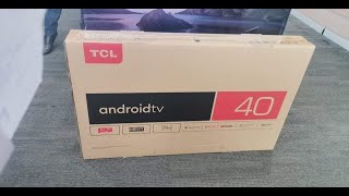 TCL 40S65A Android TV Unboxing/Installing