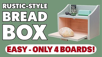 DIY Primitive-Style Bread Box: Organize Your Kitchen in Style