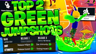 TOP 2 BIGGEST GREEN WINDOW JUMPSHOTS NBA 2K23 CURRENT GEN & NEXT GEN! BEST JUMPSHOT NBA2K23