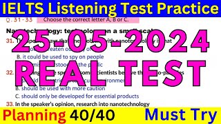 18 MAY & 25 MAY 2024 IELTS LISTENING TEST 2024 WITH ANSWERS 🔴 IELTS PREDICTION 🔴 IDP & BC