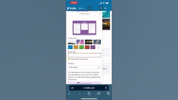 Creating a Trello board