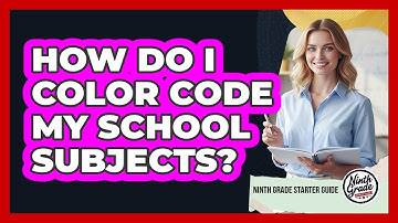 How Do I Color Code My School Subjects?