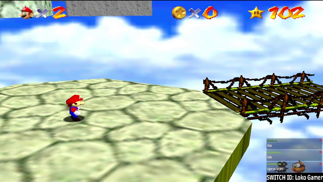 Jugando Super Mario 64 Parte 4