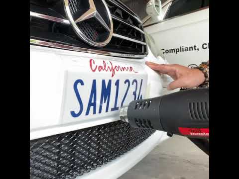 License Plate Wrap - Removal LPW