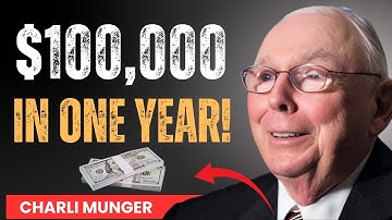 Charlie Munger: How to Save Your First $100,000 FAST