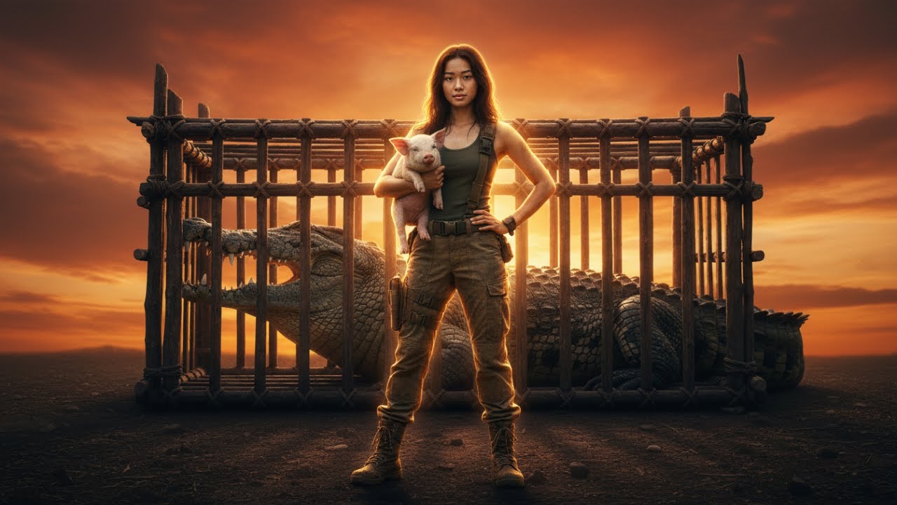 48 Hours GIANT Crocodile TRAP Saves Baby Wild Pigs from Deadly Swamp Attack