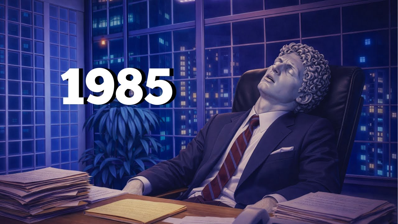 80s Late Night Office Session // Vaporwave Nostaglia Work Flow Mix