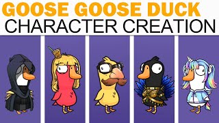 Goose Goose Duck Character Creation (All Customization Options