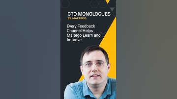 Elk feedbackkanaal helpt Maltego leren en verbeteren