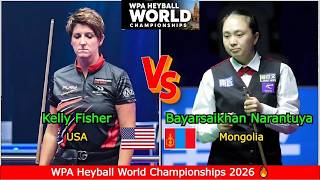 Kelly Fisher ποΈ Bayarsaikhan Narantuya | WPA Heyball World Championships 2026 π₯