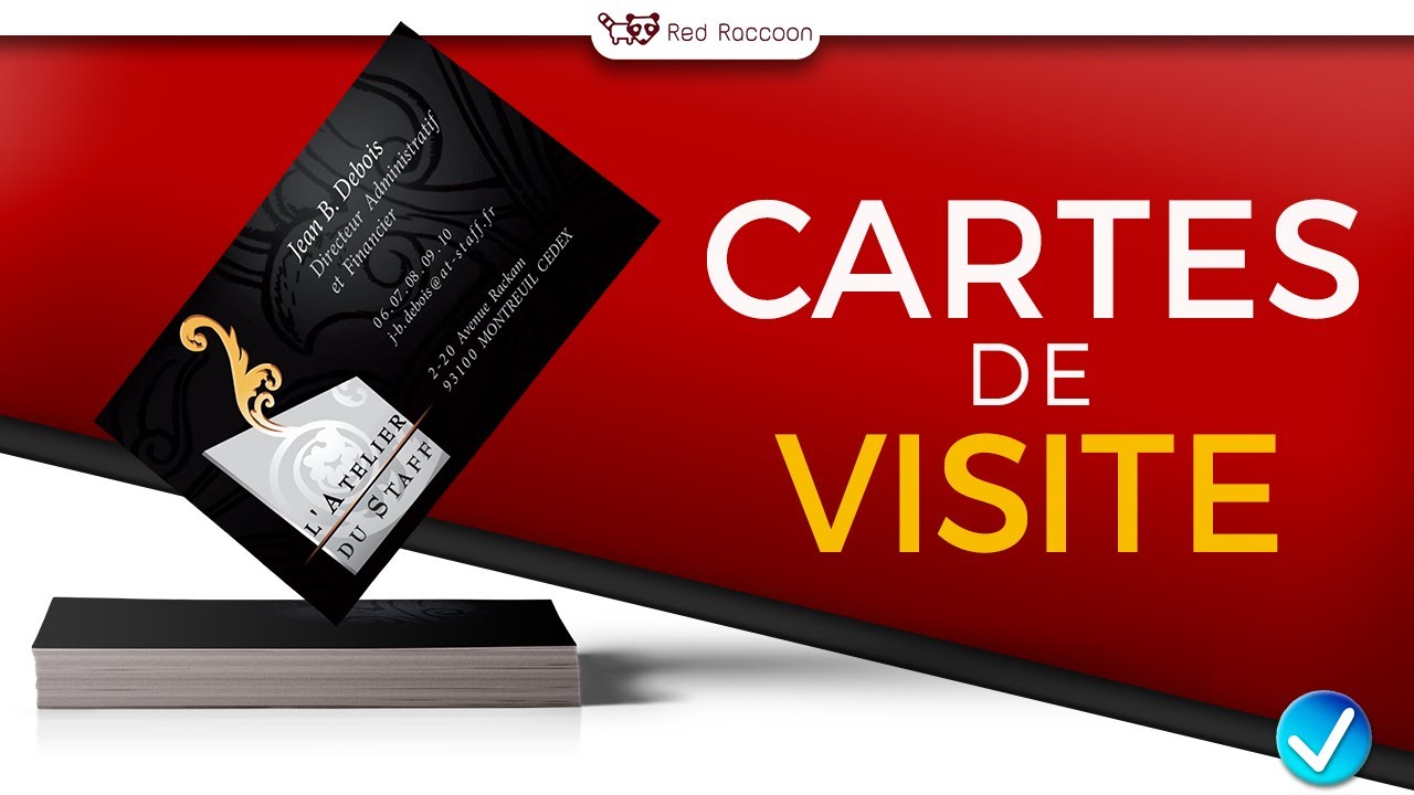 créer vos cartes de visites haut de gamme print ready