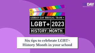 How To Celebrate Lgbt History Month In Your School