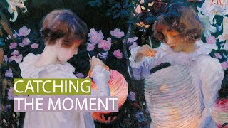 Innocence of childhood. Sargent - Carnation, Lily, Lily, Rose