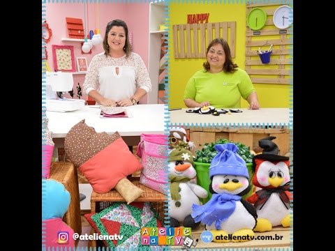 Ateliê na TV - Rede Brasil - 07.09.16 - Maura Castro e Lauci Cantagesso