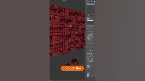 Populating Balconies in 3dsMax with ForestPack