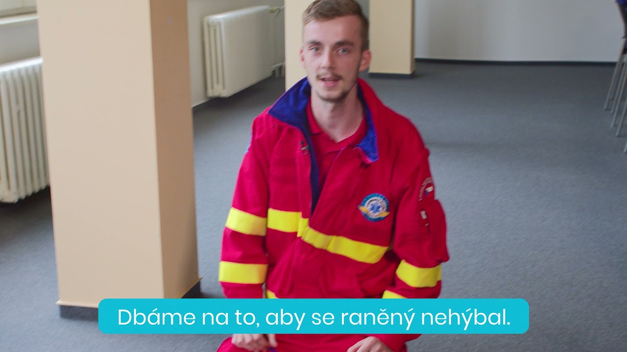 První pomoc při podezření na úraz páteře od projektu BanalFatal a České asociace paraplegiků - CZEPA