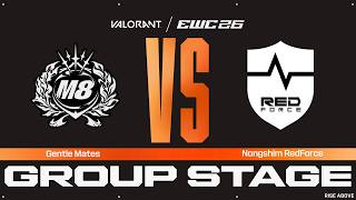 Gentle Mates vs. Nongshim RedForce | VALORANT at EWC 26 - Group Stage - VOD screenshot 3