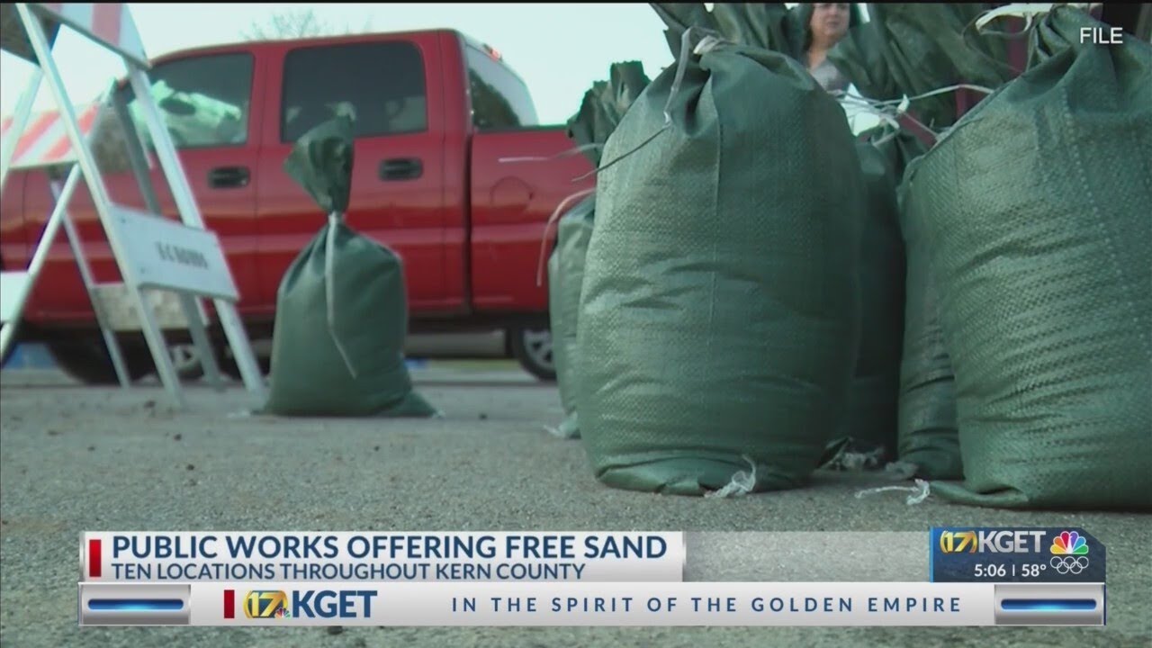Kern County Public Works to offer sand for potential flooding from latest atmospheric river