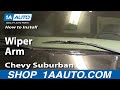 How To Replace Wiper Arm 1988-99 Chevy Suburban