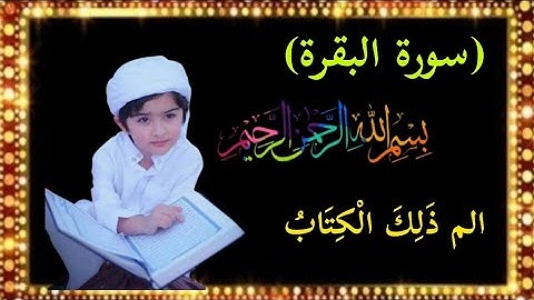 سورة البقرة الم ذَلِكَ الْكِتَابُ لَا رَيْبَ فِيهِ هُدًى لِلْمُتَّقِينَ🤲🤲🤲@Mk.Islamic.studio7#islmic