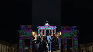 Festival of lights #Berlin #nightlife  #festivaloflights #youtubeshorts #deutchland #trending #viral