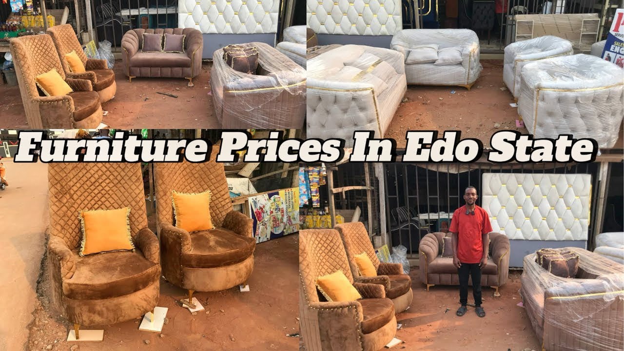 Цены на мебельную продукцию в Бенин-Сити: стулья, кровати, шкафы, обеденные столы и многое другое.