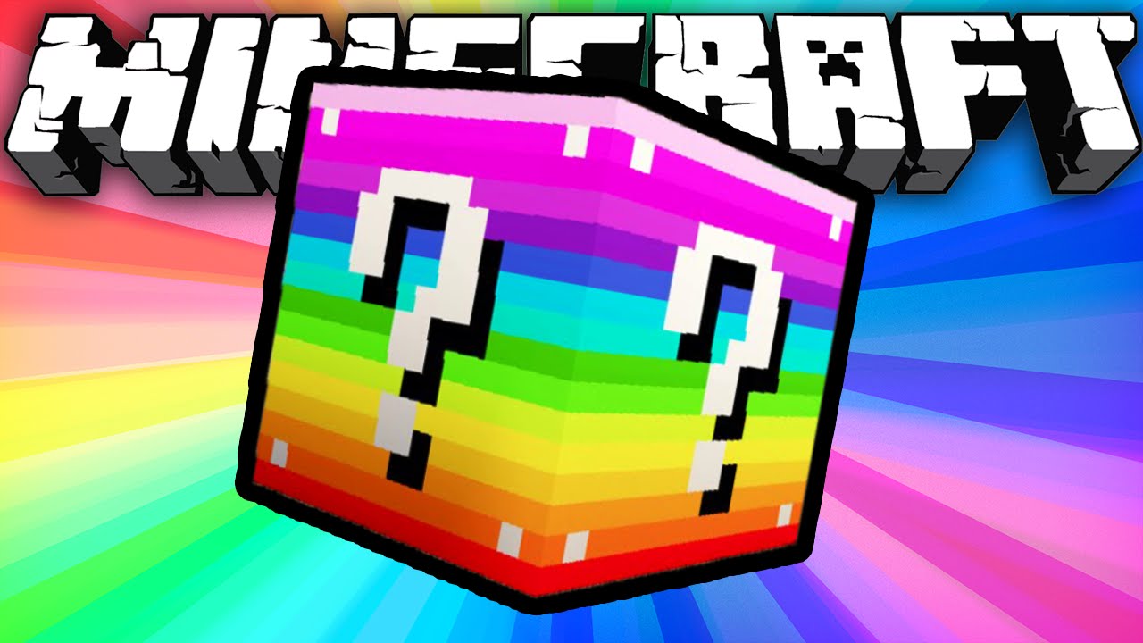 Minecraft Rainbow Lucky Block Dropper Challenge Minecraftvideos Tv - roblox rainbow dropper