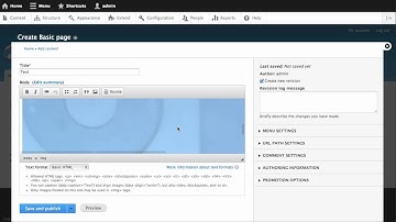 Drupal 8: WYSIWYG and In-line Editing (Dev version Oct 2013)