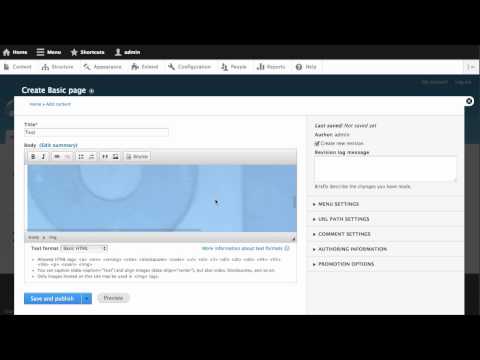 Drupal 8: WYSIWYG and In-line Editing (Dev version Oct 2013)