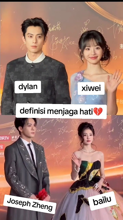 Yang satu jaga senyum 🤭Yang satu jaga jarak 😅 #dylanwang  #bailu  #tianxiwei #josephzheng #cdrama