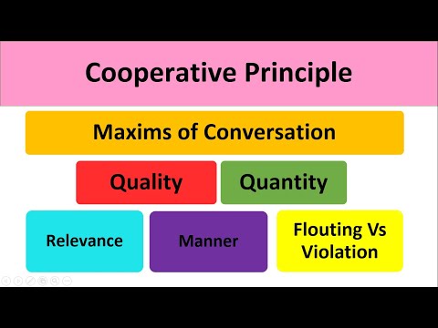 Cooperative Principle |