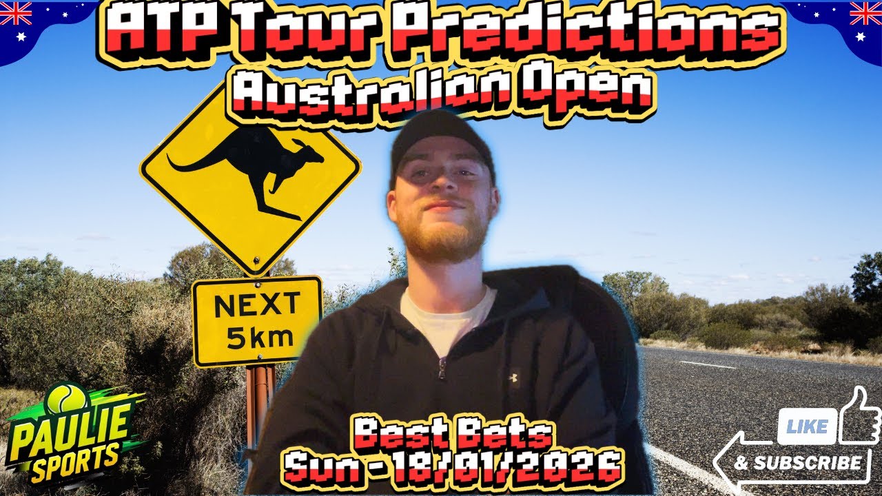 ATP Australian Open | Tennis Predictions Today 18/01/2026 | Betting Breakdown 