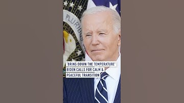 Biden calls for calm after Trump win, promises peaceful transition