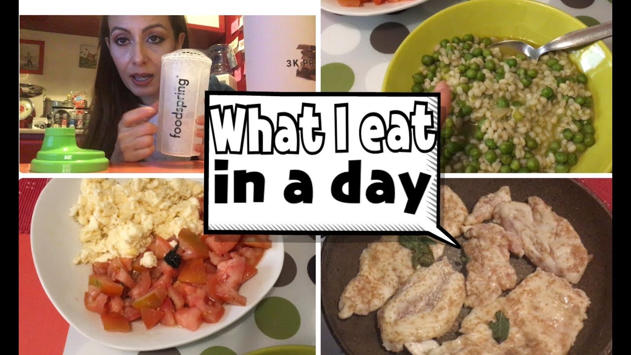 COSA MANGIO IN UN GIORNO?   WHAT I EAT IN A DAY?