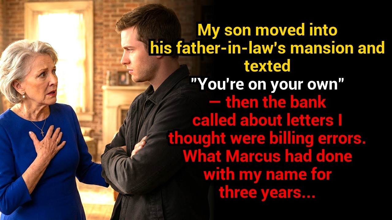 My son moved into his father-in-law’s mansion and texted, 