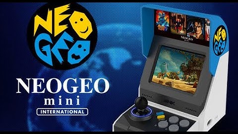 NeoGeo mini international SNK 40th Anniversary - unboxing