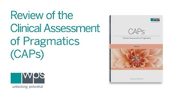 (CAPs™) Clinical Assessment of Pragmatics Review: Highly Recommended by SLPs.