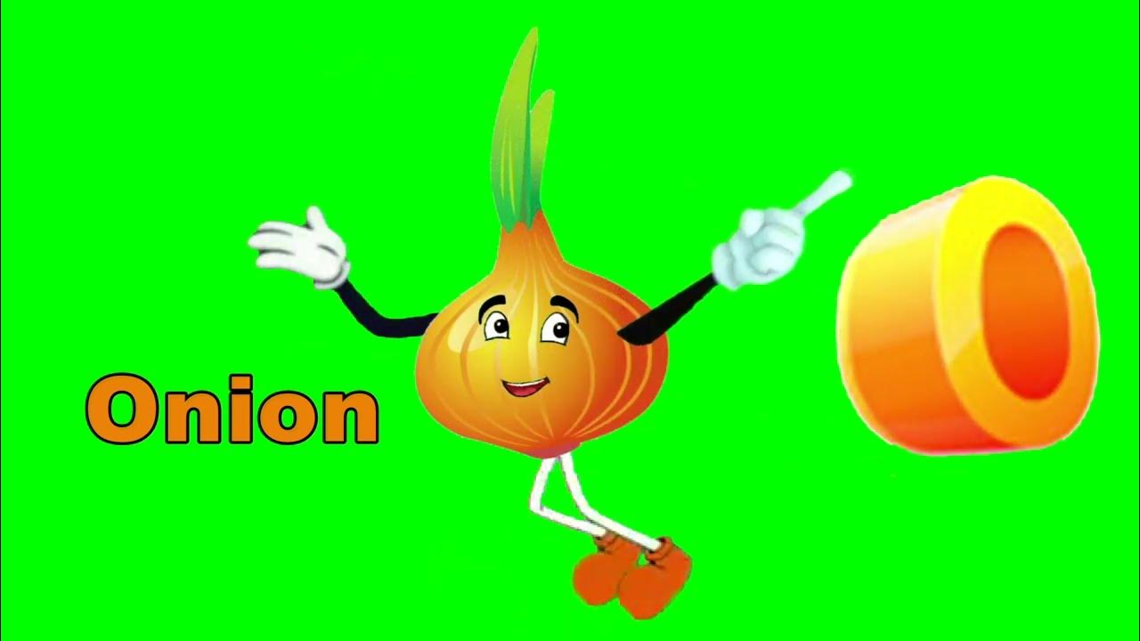 Onion_walk_talk Green Screen Cartoon Animals Greenscreen