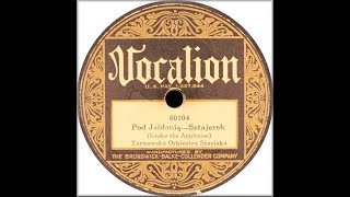 POLISH 78rpm recordings in the US 1929 60104 Pod jabłonią ^ Oberek wdowca. Tarnowska Ork. Stasiaka