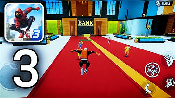 Spider Fighter 3-Gameplay Walkthrough Part 3 -Saving the Bank by Fighting the Thieves (iOS, Android)