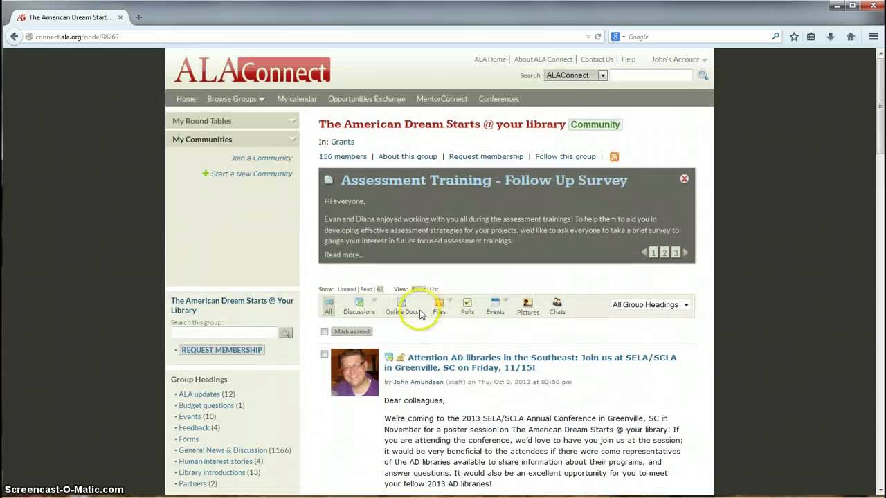 americandreamsdk American Dream Libraries - Getting Started on ALA Connect