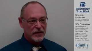 Washington Trust Video Case Study with VMware, Atlantis Computing and Wyse