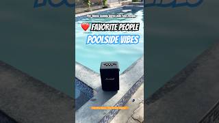 POV: Poolside Vibes with Marshall | #pov #viral #shorts #shortsfeed #ytshorts #marshall #speaker