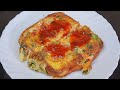 Egg toast  egg cheese toast  easy breakfast recipe