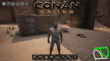 Conan Exiles - A base location away from the Crocodiles! E1