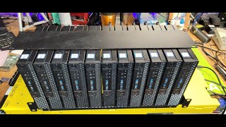My ProxMox Mini PC cluster project before I start the rebuild take a look at Opt 1 fully deployed