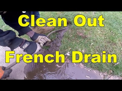How To Clean A French Drain Pipe