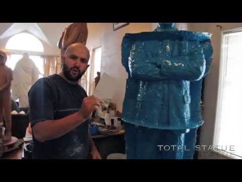 Total Statue Vlog | Making a Statue Mold | How to make a mold